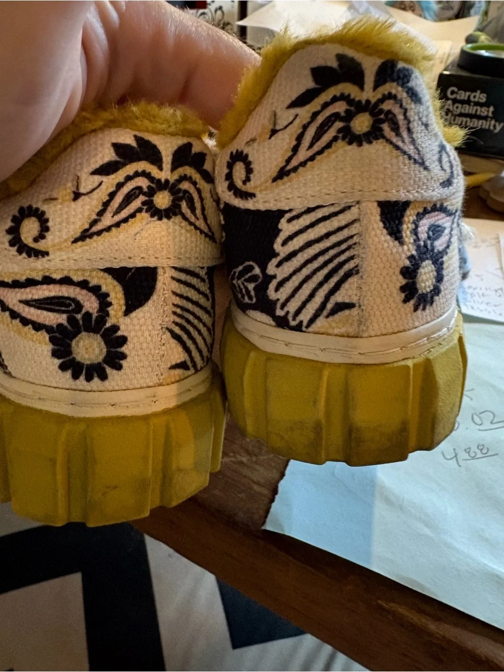 Farm Rio Island Forest Canvas Sneakers 7.5 - Picture 3 of 8